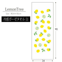 将图片加载到图库查看器,Cool Towel LemonTree Cooling Gauze Towel White Approx. 34 x 90cm