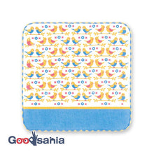 将图片加载到图库查看器,Handkerchief Town Girl's Handkerchief Parakeet Blue Approx. 25 x 25 cm
