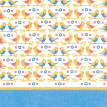 将图片加载到图库查看器,Handkerchief Town Girl's Handkerchief Parakeet Blue Approx. 25 x 25 cm