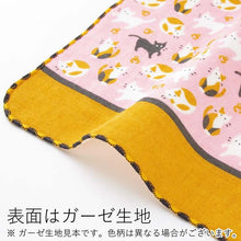 Load image into Gallery viewer, Miyamoto Handkerchief JIKANSTYLE Town Girl's Handkerchief Zoo Edition Marmot Approx. 25 x 25 cm Made in Japan 02861 (Handkerchief, Gauze, Handkerchief Towel, Pile, Cotton, 100% Cotton, Made in Japan)