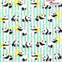 Load image into Gallery viewer, Handkerchief Children's handkerchief acchi cocchi panda green approx. 15 x 15 cm