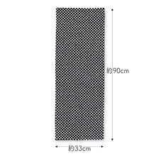 将图片加载到图库查看器,Tenugui, small pattern hand towel, checkered pattern, black, approx. 33 x 90 cm