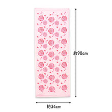 将图片加载到图库查看器,Face Towel Gauze Face Towel Nadeshiko Taori Rose Pink Approx. 34 x 90cm