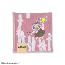 Load image into Gallery viewer, Handkerchief Moomin Mie Gauze Handkerchief Light Bulb Pink Approx. 25 x 25 cm