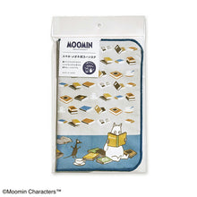 将图片加载到图库查看器,Handkerchief Moomin Smartphone/glasses cleaning handkerchief Moomin & Books Gray Approx. 20 x 20 cm