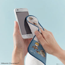 Load image into Gallery viewer, Handkerchief Moomin Smartphone/Glasses Cleaning Handkerchief Party Navy Approx. 20 x 20cm