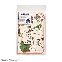 将图片加载到图库查看器,Handkerchief Moomin Smartphone/Glasses Cleaning Handkerchief Friends Brown Approx. 20 x 20 cm