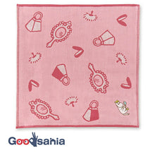 将图片加载到图库查看器,Handkerchief Moomin Mie Gauze Handkerchief Snoke's Father & Dress Pink Approx. 25 x 25 cm
