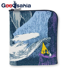 将图片加载到图库查看器,Pouch Moomin Outdoors Flat Mini Pouch Tent Purple Approx. 15 x 13cm