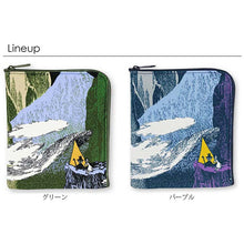 将图片加载到图库查看器,Pouch Moomin Outdoors Flat Mini Pouch Tent Purple Approx. 15 x 13cm