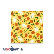 Load image into Gallery viewer, Beeswax Wrap Moomin Beeswax Wrap Moomin & Orange S Size Orange Approx. 18 x 18 cm