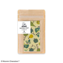 Load image into Gallery viewer, Beeswax Wrap Moomin Beeswax Wrap Snufkin & Pear S Size Green Approx. 18 x 18cm