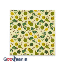 Load image into Gallery viewer, Beeswax Wrap Moomin Beeswax Wrap Snufkin & Pear M Size Green Approx. 25 x 25 cm