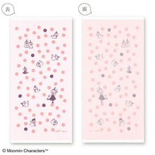 Load image into Gallery viewer, Dishcloth Moomin Double Gauze Kitchen Cloth Little My & Dot Pink Approx. 34 x 70cm