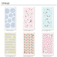 Load image into Gallery viewer, Dishcloth Moomin Double Gauze Kitchen Cloth Little My & Dot Pink Approx. 34 x 70cm