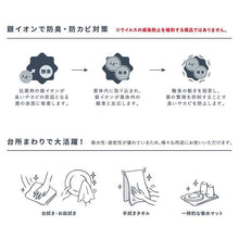 Load image into Gallery viewer, Dishcloth Moomin Double Gauze Kitchen Cloth Snufkin & Flower Ivory Approx. 34 x 70cm