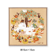 将图片加载到图库查看器,Handkerchief Moomin Mini Handkerchief Rest Beige Approx. 15 x 15 cm