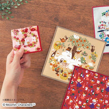 将图片加载到图库查看器,Handkerchief Moomin Mini Handkerchief Rest Beige Approx. 15 x 15 cm