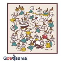 将图片加载到图库查看器,Handkerchief Moomin mini handkerchief fuss brown approx. 15 x 15 cm