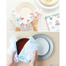 Load image into Gallery viewer, Dishcloth Moomin Kitchen Cloth Moonlit Journey White Approx. 33 x 70cm