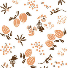 Load image into Gallery viewer, Dishcloth Moomin Kitchen Cloth Little My & Nuts White Approx. 33 x 70cm