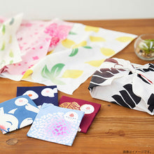 Load image into Gallery viewer, Handkerchief kenema dyed handkerchief drunk cat blue approx. 44 x 44 cm