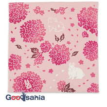 将图片加载到图库查看器,Handkerchief kenema dyed handkerchief Marizakura and rabbit pink approx. 44 x 44 cm