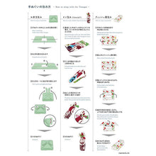 Load image into Gallery viewer, Tenugui Izumi Kobai Komon Tenugui 7 Approx. 33 x 90cm Set of 5