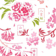 将图片加载到图库查看器,Tenugui Chudyed Tenugui Kenema Cherry Blossom Picture Book Pink Approx. 35 x 90cm