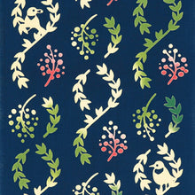 Load image into Gallery viewer, Tenugui kenema dyed tenugui Nanten knitting pattern approx. 35cm x 90cm