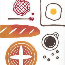 将图片加载到图库查看器,Tenugui kenema dyed tenugui freshly baked bread approx. 35cm x 90cm