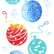 Load image into Gallery viewer, Tenugui kenema dyed tenugui water balloon white approx. 35 x 90 cm