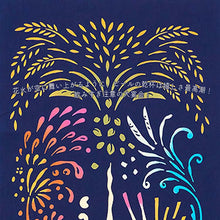 将图片加载到图库查看器,Tenugui Kenema Dyed Tenugui Hanaviru Navy Approx. 35 x 90cm