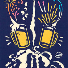 将图片加载到图库查看器,Tenugui Kenema Dyed Tenugui Hanaviru Navy Approx. 35 x 90cm