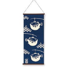 Load image into Gallery viewer, Kenema Tenugui Tenugui Fukuchochin Navy Approx. 35 x 90cm