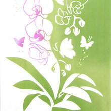 Load image into Gallery viewer, Tenugui kenema dyed tenugui butterfly dancing green approx. 35 x 90 cm