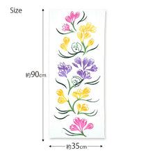 将图片加载到图库查看器,Tenugui kenema dyed tenugui Spring arrival approx. 35 x 90 cm