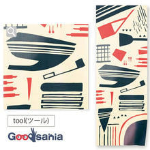 将图片加载到图库查看器,Tenugui kenema+ Chudyed Tenugui Tool (Towel) Beige Approx. 33 x 90cm