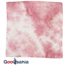 将图片加载到图库查看器,Handkerchief kenema+ tube-dyed handkerchief old rose approx. 45 x 45 cm