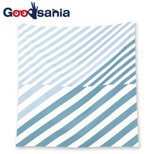 Load image into Gallery viewer, Furoshiki Large Furoshiki kenema+ Blind Striped Blue Approx. 100 x 100cm