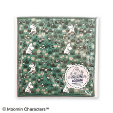 Load image into Gallery viewer, Handkerchief Moomin Mini Handkerchief Garden Green Approx. 15 x 15 cm