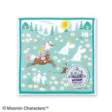 将图片加载到图库查看器,Handkerchief Moomin mini handkerchief running blue approx. 15 x 15 cm