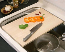 Load image into Gallery viewer, Cutting Board Natural L Hinoki with Stand Made in Japan