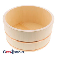 Muat gambar ke penampil Galeri, Ikegawa Wood Bath Pail, Cypress, Hot Water Pail, Large, Made in Japan, Approximately 24x11.5cm (Bath Pail, Small Round, Hot Water Pail, Yuoke, Hinoki Cypress, Wooden, Wood Grain, Natural Wash Basin, Bath Bath)