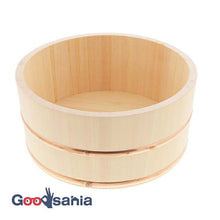Muat gambar ke penampil Galeri, Ikegawa Wooden Bath Pail, Japanese Cypress, Hot Water Pail, Small, Made in Japan, Approximately 22x11.5cm (Bath Pail, Small Round, Hot Water Pail, Yuoke, Hinoki Cypress, Wooden, Wood Grain, Natural Wash Basin, Bath Bath)