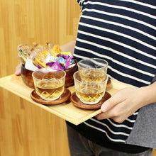 Load image into Gallery viewer, Hinoki square tray M wooden approx. 35x25cm