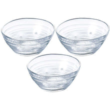 Load image into Gallery viewer, Toyo Sasaki Glass Minamo Small Bowls, approx. φ12.7 x 5.6cm, Set of 3, Made in Japan, Dishwasher Safe, P-37302-JAN (Glass small bowls, small serving dishes, glassware, glassware, dishes, bowls, mini bowls, small serving dishes, side dish dishes)