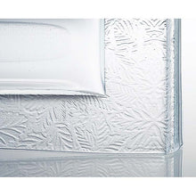 Load image into Gallery viewer, Toyo Sasaki Glass Buffet Plate with Feet, Rectangular Tray, Leaf Pattern, Made in Japan, KG-4003 (Glass Plate, Glass Dish, Rectangular Plate, Rectangular Plate, Plate with Feet, Display Plate, Serving Plate, Appetizer Plate)