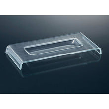 Load image into Gallery viewer, Toyo Sasaki Glass Buffet Plate with Feet, Rectangular Tray, Natural Pattern, Made in Japan, KG-4004 (Glass Plate, Glass Dish, Rectangular Plate, Rectangular Plate, Plate with Feet, Display Plate, Serving Plate, Appetizer Plate)
