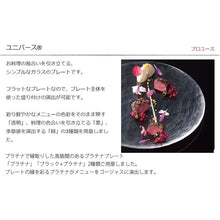 Load image into Gallery viewer, Toyo Sasaki Glassware Universe Platinum Plate 270 (approx. φ27 x H1.7cm, Made in Japan, 46067-503) (Glass plate, glass dish, round plate, dinner plate, main plate, serving plate, tableware, glass tableware)